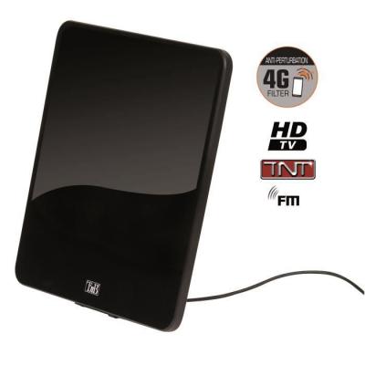 TNB T'nB DARK FLAT - Antenne - plaque - TV, HDTV, radio - int&eacute;rieur