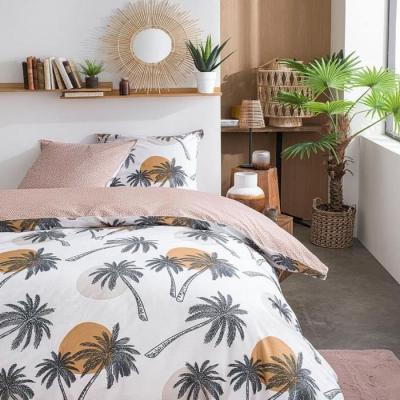 TODAY Parure de lit SUNSHINE 5.47 - 2 personnes - 240x260 cm coton - Imprime Blanc Jungle 