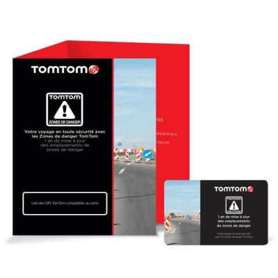 TOMTOM Service de mise &agrave; jour des zones de danger -  - 1 an - Conducteurs - Syst&egrave;mes de navigation 
