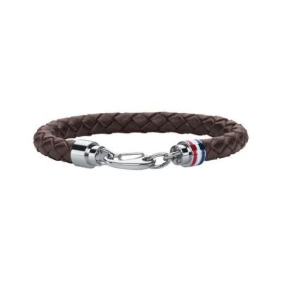  Tommy Hilfiger Jewelry Bracelet pour Homme en Cuir Marron - 2700530