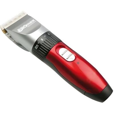 PROMEX Tondeuse &agrave; cheveux professionnelle sans fil - Rouge