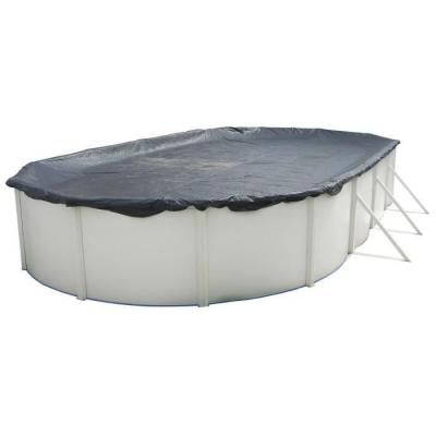 TOI TORRENTE B&acirc;che d'hiver pour Piscine hors sol 640 x 366 cm - Noire