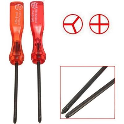 STRA&SZLIG;E GAME Tournevis tri-wing (en forme de Y) + Tournevis cross-wing (en forme de +) pour Nintendo DS - DSL Lite - Dsi - Wii - Game-Cube - ... 
