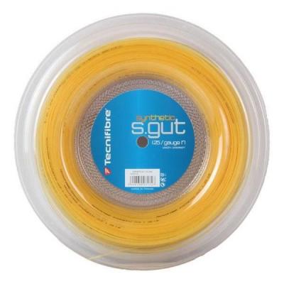 TECNIFIBRE  Synthetic Gut 200 M Tennis Reel String Jaune 1.25 mm 