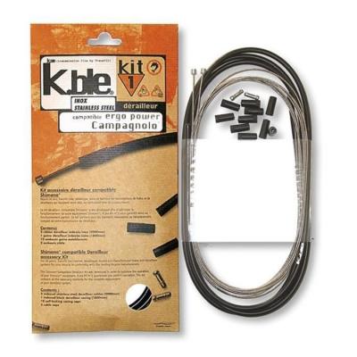 TRANSFIL  - Kit C&acirc;bles/Gaines de D&eacute;railleur Inoxydable - Campagnolo