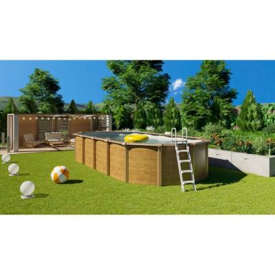 TRIGANO  Piscine aspect bois 6,40 x 3,95m