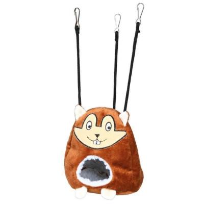 TRIXIE  Abri Douillet pour Petit Animal Brun Diam&egrave;tre 11 &times; 14 cm