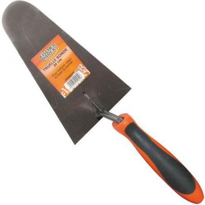 FISCHER DAREX Truelle ronde -  - 20 cm - Acier - Pour enduire cr&eacute;pir et lisser le mortier