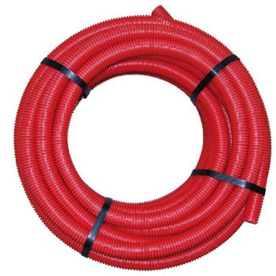 BOUTTE Tuyau gain&eacute; PER pr&eacute;-grain&eacute; rouge - Boutt&eacute; &oslash;12 mm x 15m