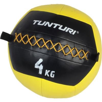TUNTURI  Balle Murale Wall Ball Functional Training 4kg Jaune