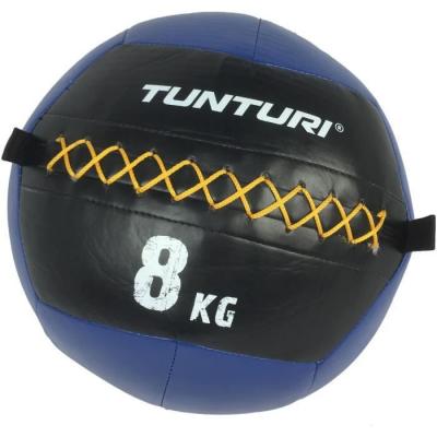 TUNTURI  balle murale wall ball crossfit 8kg bleu