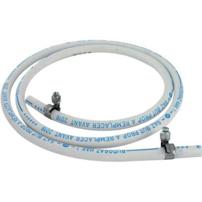 EUROGAZ Flexible gaz butane propane en caoutchouc blanc  Longueur 1 m