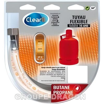 BRANDT tuyau gaz butane-propane 2,00m (validit&eacute; 10 ans) pour table de cuisson 
