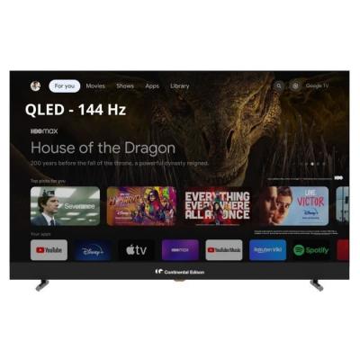 CONTINENTAL EDISON Tv Led Celedgam43ql24b6 43'' (109 Cm) Qled Uhd 4k 3840x2160smart Google 4xhdmi 3xusb 