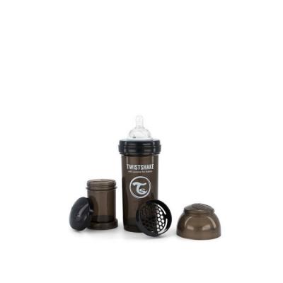 TWISTSHAKE  Biberon anti-coliques PP noir 260 ml
