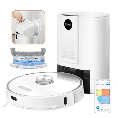 ULTENIC Aspirateur Robot T10 - 3KPa - Station de vidange - Navigation LDS - Blanc