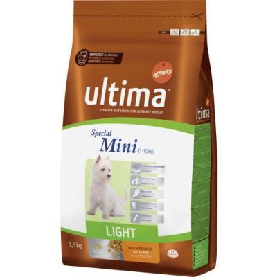 AFFINITY ULTIMA Ultima Mini Adult Light poulet pour chien - 3 kg (2 x 1,5 kg)