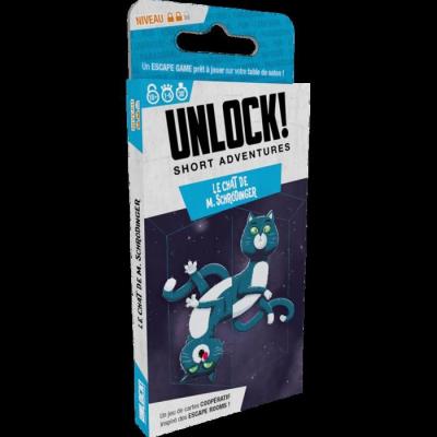 ASMODEE Unlock! - Short Adventures : Le Chat de M. Schr&ouml;dinger - Escape Game