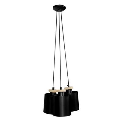 TOSEL UZIBUZE - Lustre grappe m&eacute;tal noir
