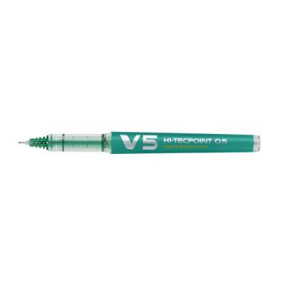 PILOT  Roller rechargeable V5 encre liquide Vert Begreen Pointe Fine