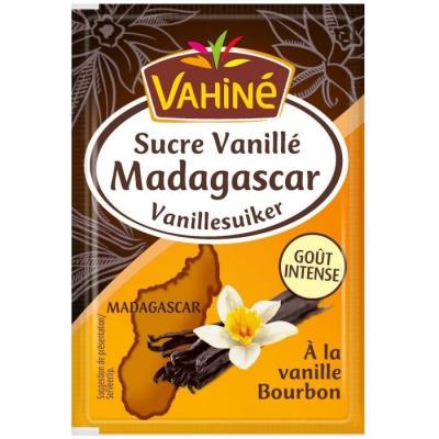 VAHINE Sucre vanill&eacute; Madagascar, &agrave; la vanille Bourbon, go&ucirc;t intense