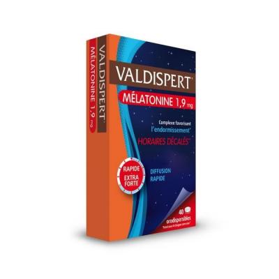 VALDISPERT  M&eacute;latonine 1,9 mg - Bo&icirc;te 40 comprim&eacute;s