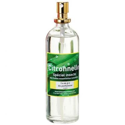 LAMPE DU PARFUMEUR Vaporisateur d'ambiance - 100 mL - citronnelle sp&eacute;ciale insectes