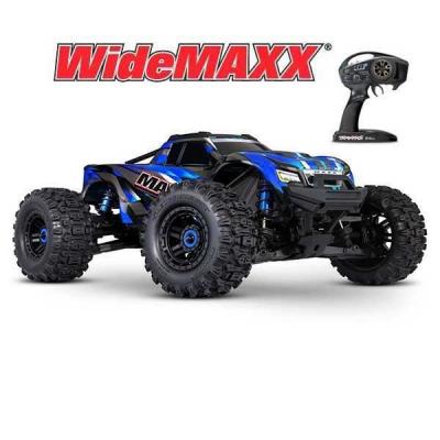 TRAXXAS Maxx 4x4 Widemaxx Brushless Tsm Bleu