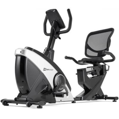 HOP SPORT V&eacute;lo d'appartement Semi-Allong&eacute; HS-070L Helix Avec Bluetooth & App, 16 Niveaux de R&eacute;sistance, Masse d'inertie 18,5 kg, Si&egrave;ge r&eacute;glable, Ordi 