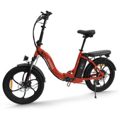FAFREES V&eacute;lo &eacute;lectrique F20 Pliable 36V 250W 15Ah Batterie Maximum speed 25km/h Red