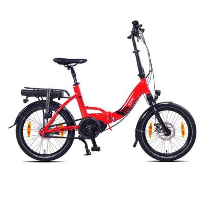 NCM V&eacute;lo &eacute;lectrique pliant  Bikes Paris Max N8R Rouge - 20"", 250W, Batterie amovible 36V 14Ah 