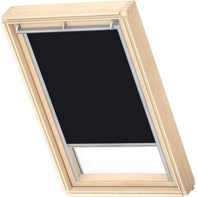 VELUX Store fen&ecirc;tre de toit  occultant manuel noir DKL C04, cadre gris