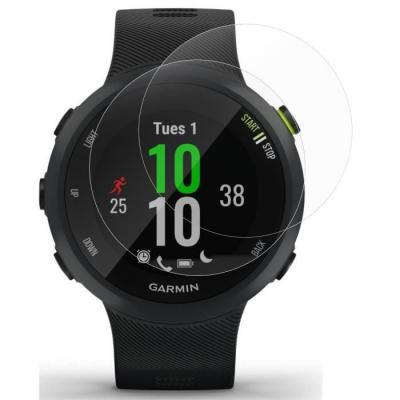 PHONILLICO Verre Tremp&eacute; pour Garmin Forerunner 55 - Forerunner 45 - Forerunner 45S [Lot de 2] Protection Ecran Montre Anti Rayure &reg; 