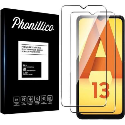 PHONILLICO Verre Tremp&eacute; pour Samsung Galaxy A13 4G [Pack 2] Film Vitre Protection Ecran
