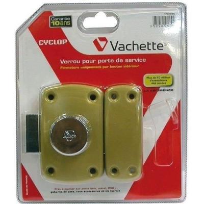 VACHETTE  - Verrou de securite de porte a bouton  Cyclop 6766V