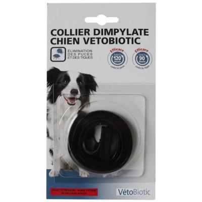 AGROBIOTHE Vitalveto Collier Antiparasitaire 120j - Noir - Pour Chien