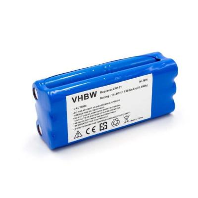 VHBW Batterie aspirateurs robots domestiques compatible avec Ecovacs Dibea K6, L6, ZN101, Aircraftvacuums Pilot (1500mAh, 14,4V, NiMH) - 