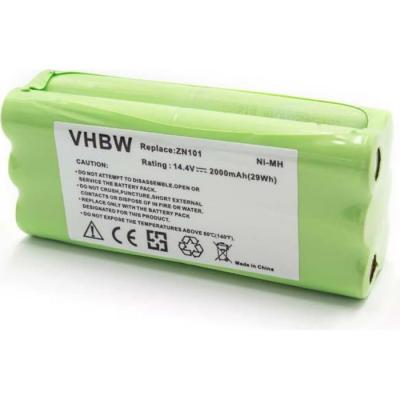 VHBW NiMH batterie 2000mAh (14.4V) pour robot aspirateur Home Cleaner robots domestiques Ecovacs Dibea K6, L6, ZN101