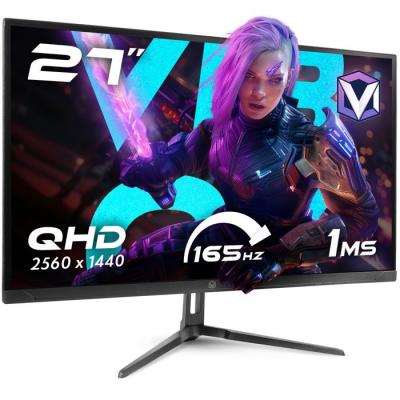 Vibox v27qhd165 &eacute;cran pc gamer - 27 pouces, r&eacute;solution qhd 1440p, 165hz, 1ms, adaptive sync, dalle va, hdmi & displayport 