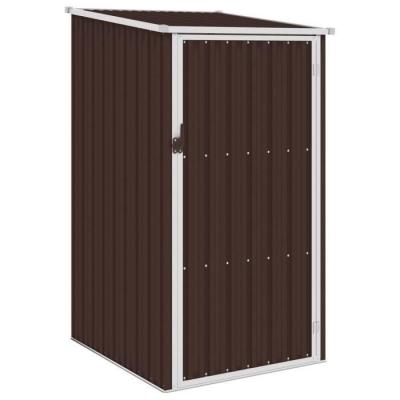 VIDAXL  - Abri de jardin Marrron 87x98x159 cm Acier galvanis&eacute; Marron