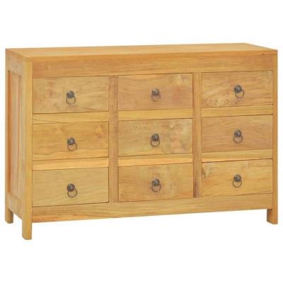 Commode 80x30x55 cm Bois massif de teck 