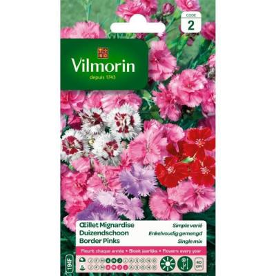 VILMORIN  - Sachet de graines Oeillet Mignardise simple vari&eacute;