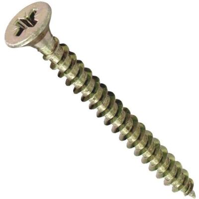 VYNEX Vis &agrave; bois agglo t&ecirc;te frais&eacute;e pozi 4 x 25 mm - lot de 120