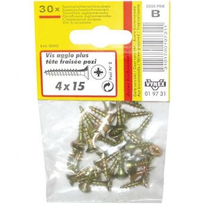 VYNEX Vis agglo TF pozi abi 4 x 30 Sachet 24 PCE -  - 310178019773