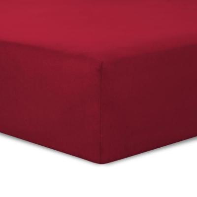 VISION  - Drap housse Rouge - 90x190cm - 100% coton