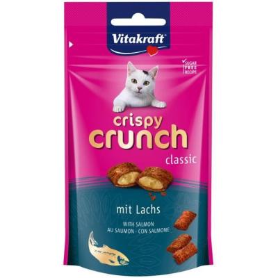 VITAKRAFT  Crispy Crunch Classic au saumon snack pour chat (60 g) 2 paquets 