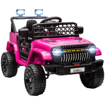 AIYAPLAY Voiture &Eacute;lectrique Enfant 4x4 12v 2 Moteurs 3-5km/h Nombreux Effets T&eacute;l&eacute;commande