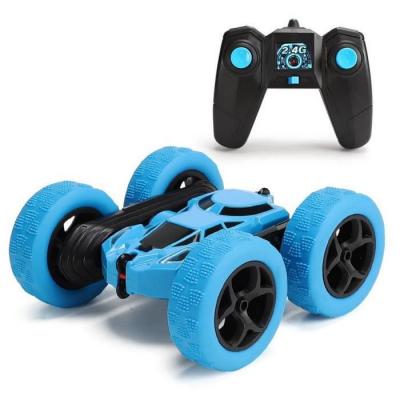 QUMOX Voiture Jouet -  - T&eacute;l&eacute;command&eacute;e 4WD - Rotation 360&deg; - Batterie Rechargeable - Bleu