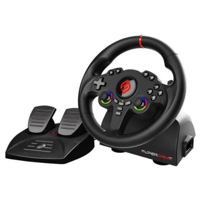 SUBSONIC Volant gaming -  - 220 RS - Rotation 180&deg; - Double vibration - Multi-plateforme