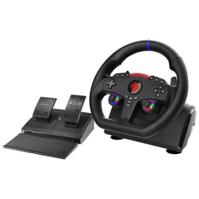 SUBSONIC Volant gaming -  - Superdrive 270 GT-5 - Rotation 270&deg; - LED RGB - P&eacute;dalier analogique